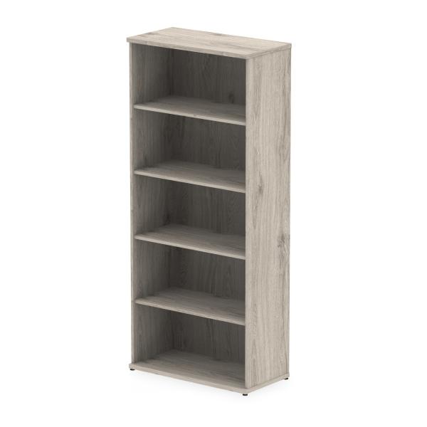 Dynamic I003230 Libreria Ufficio (impulse 2000mm Bookcase Grey Oak I003230 Dd)