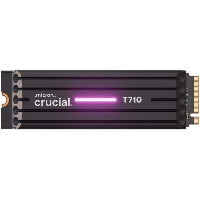 Crucial - Ssd Interno - T710 - 1 Tb - Con Dissipatore Di Calore - Pcie Gen5 Nvme M.2