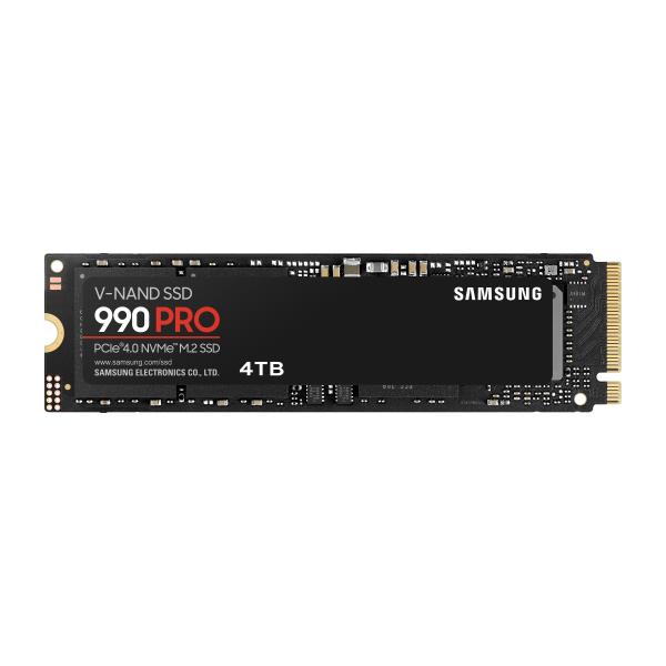 Samsung 990 Pro MZ-V9p4t0bw - Ssd - Crittografato - 4 Tb - Interno - M.2 2280 - Pcie 4.0 X4 (nvme)
