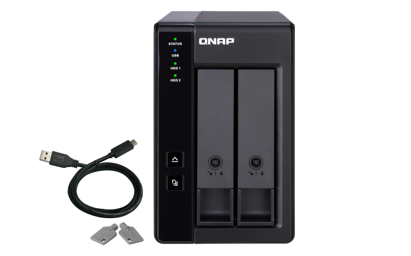 Qnap TR-002 DisK-Array Schwarz (tR-002)
