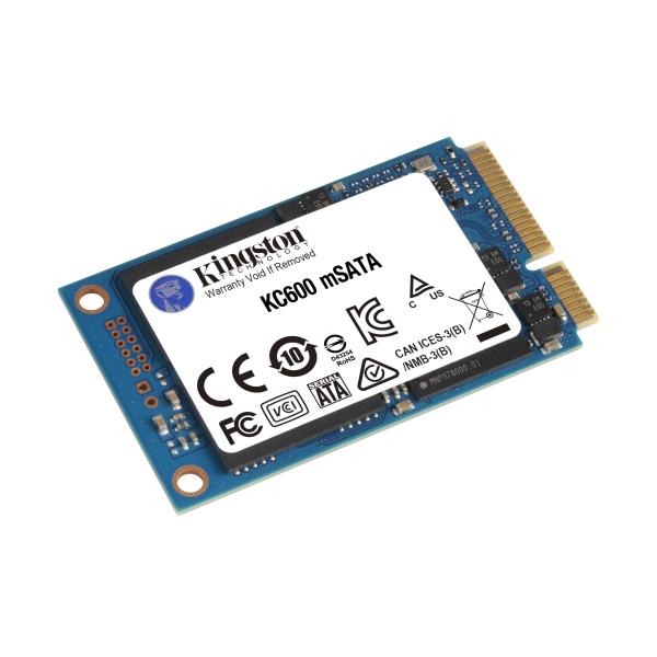 Kingston Kc600 - Ssd - Crittografato - 1024 Gb - Interno - Msata - Sata 6gb/s - Aes A 256 Bit - Tcg Opal Encryption, SelF-Encrypting Drive (sed) - Image 3