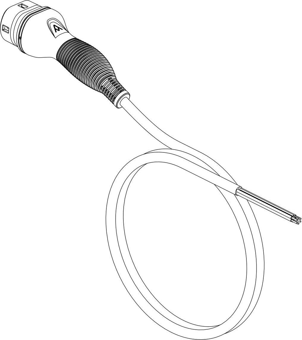 Charge Amps Halo Cable Type2 Mode 3 3p 20a 7.5 M Spare Part (cA-130975-Sp)