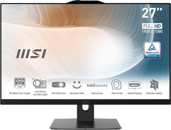 Msi Modern Am272p 12M-1061de AlL-IN-One Schwarz 27" 68.6cm Fhd Display Intel Core - AlL-IN-One Mit Monitor - Core I5 (00af8211-1061)