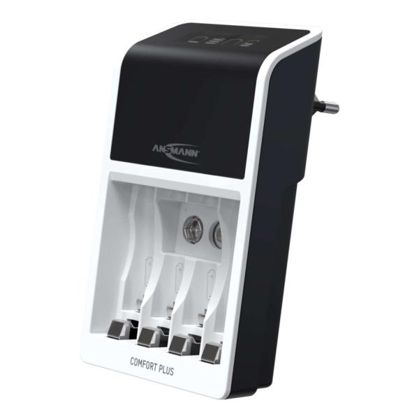 Ansmann Comfort Plus, Nichel Metallico Idruro (nimh), Sovraccarico, Surriscaldamento, 9 V, Aa, Aaa