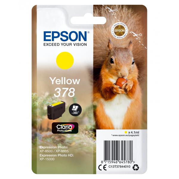Epson 378 - 4,1 Ml - Giallo - Originale - Confezione In Blister