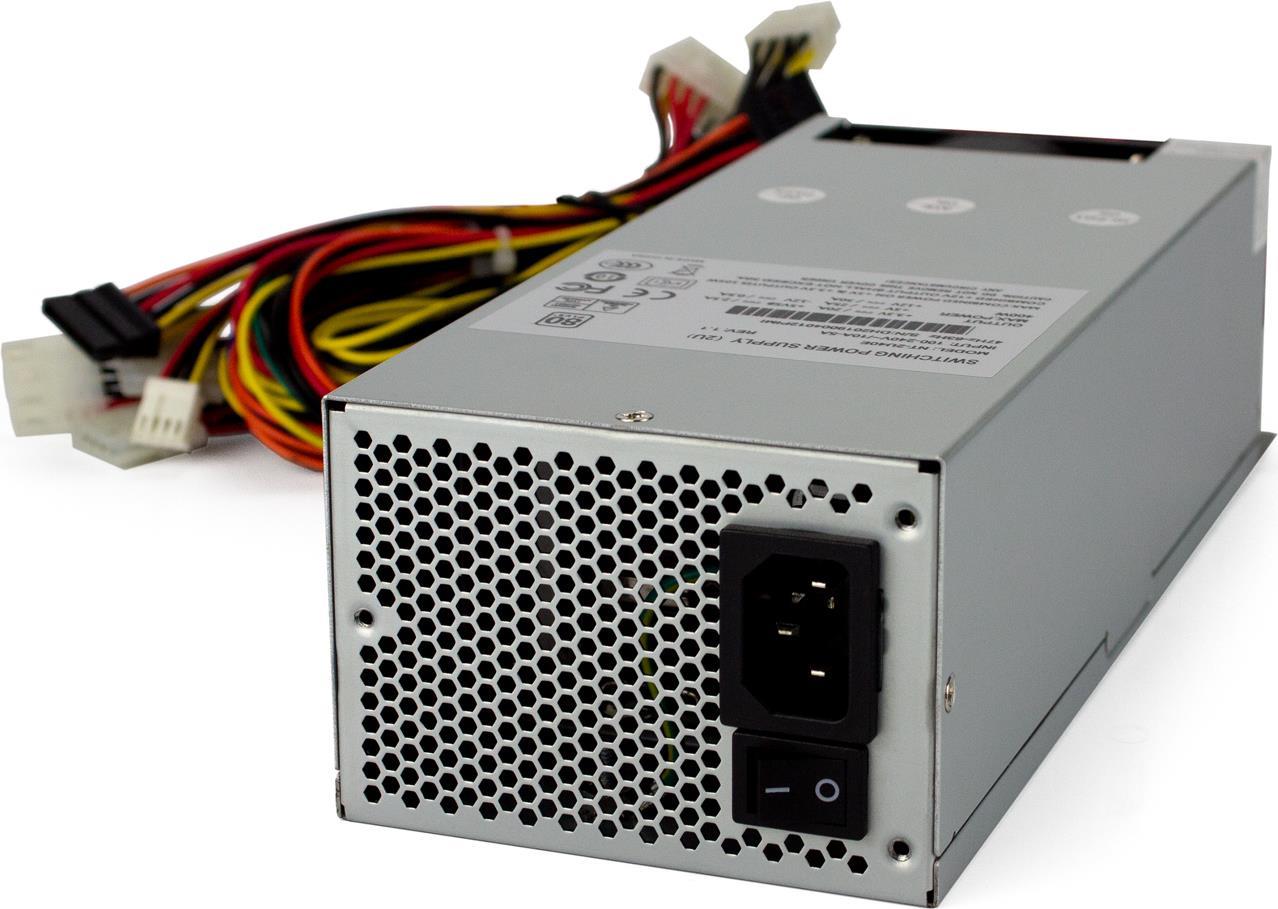 Fantec NT-2u60e Netzteil 600w Atx/eps Fuer 2he Und 3 He Gehaeuse 100V-240v Ac Active Pfc Mtbf Ueber 100.000 Stunden 70mm Luefter (2477)