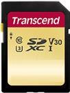 Transcend 500s - FlasH-Speicherkarte - 128gb - Video Class V30 / UhS-I U3 / Class10 - Sdxc UhS-I (ts128gsdc500s)