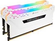 Corsair Memory D4 2666 32gb C16 Corsairrgbpro K2 2x16gb Vengeancergb Pro, White (cmw32gx4m2a2666c16w)