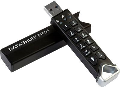 Istorage Datashur Pro2 UsB-Stick 16 Gb Usb TyP-A 3.1 (3.1 Gen 1) Schwarz (iS-FL-Dp2-256-16)