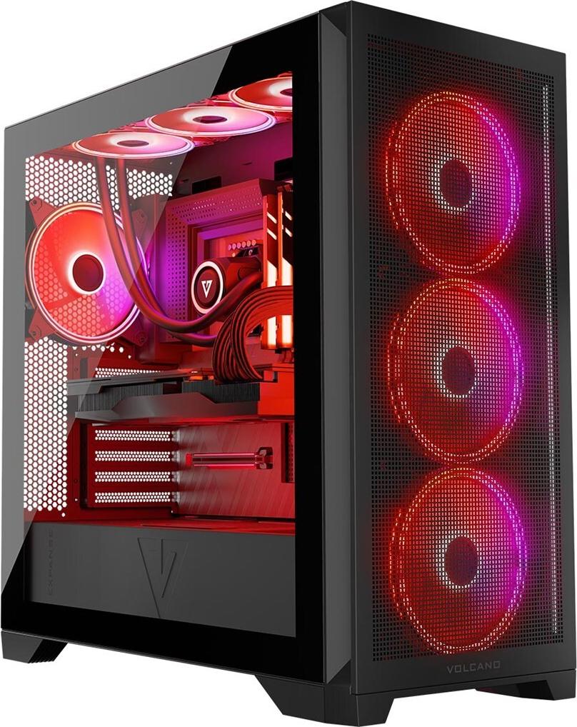 Computergehäuse Modecom Volcano Expanse S Apex Argb Midi Black (aT-ExpansE-SG-10-000000-0002)