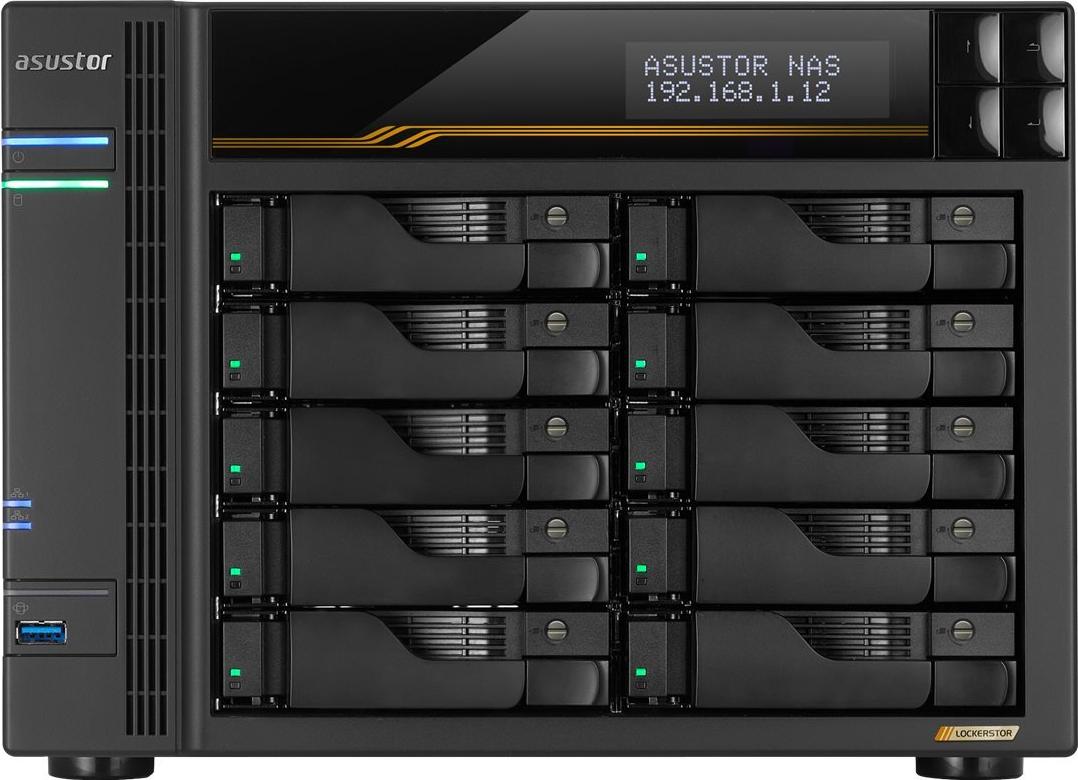 Asustor Lockerstor 10 Gen3 As6810t 10 Bay (90-As6810t00-Mf30)