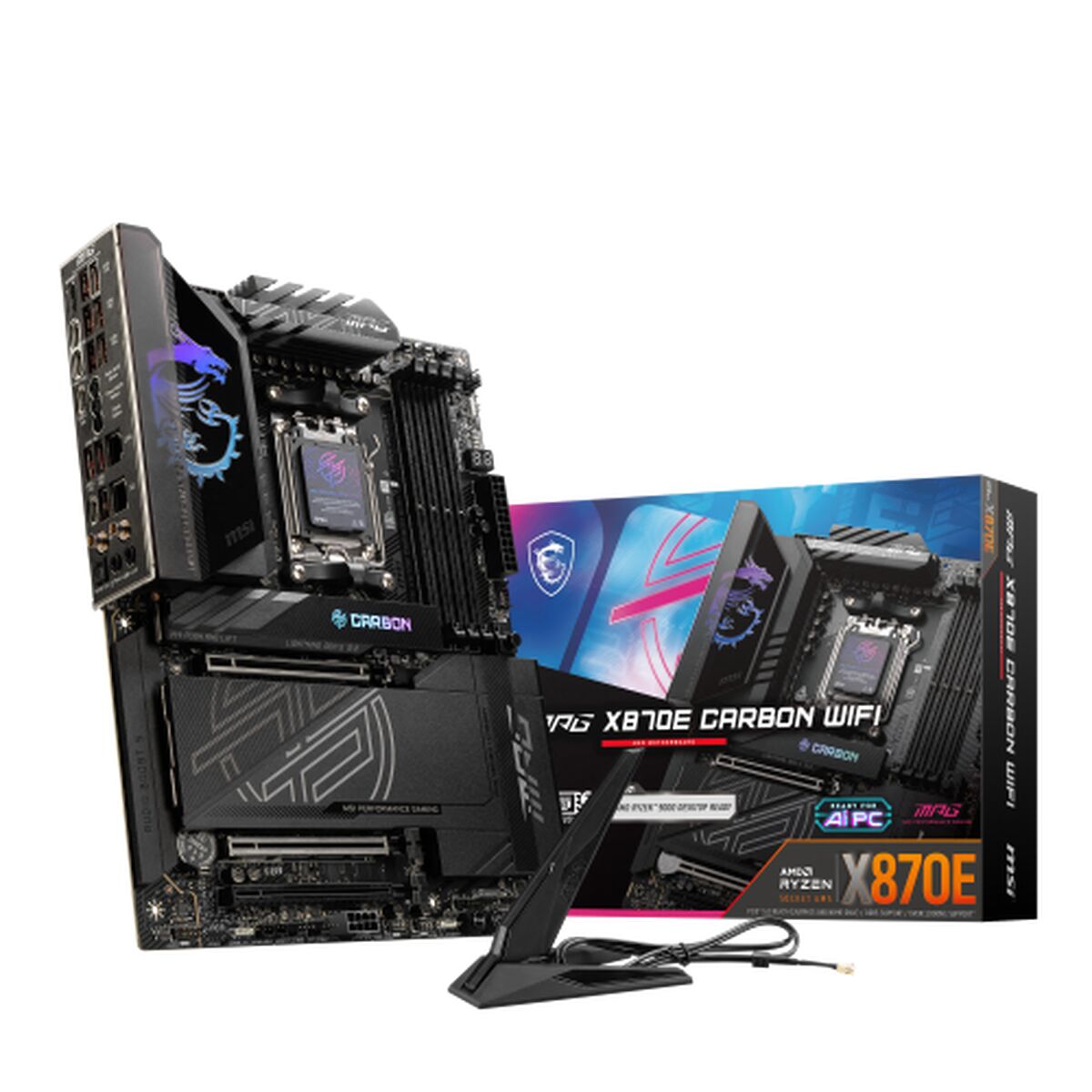 Scheda Madre Msi Mpg X870e Carbon Wifi Amd Am5 Amd Amd X870e