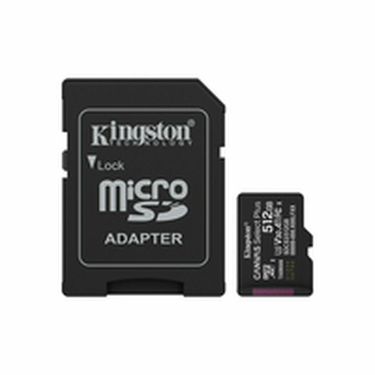 Scheda Di Memoria Micro Sd Con Adattatore Kingston Sdcs3/512gb 512 gb - Image 3