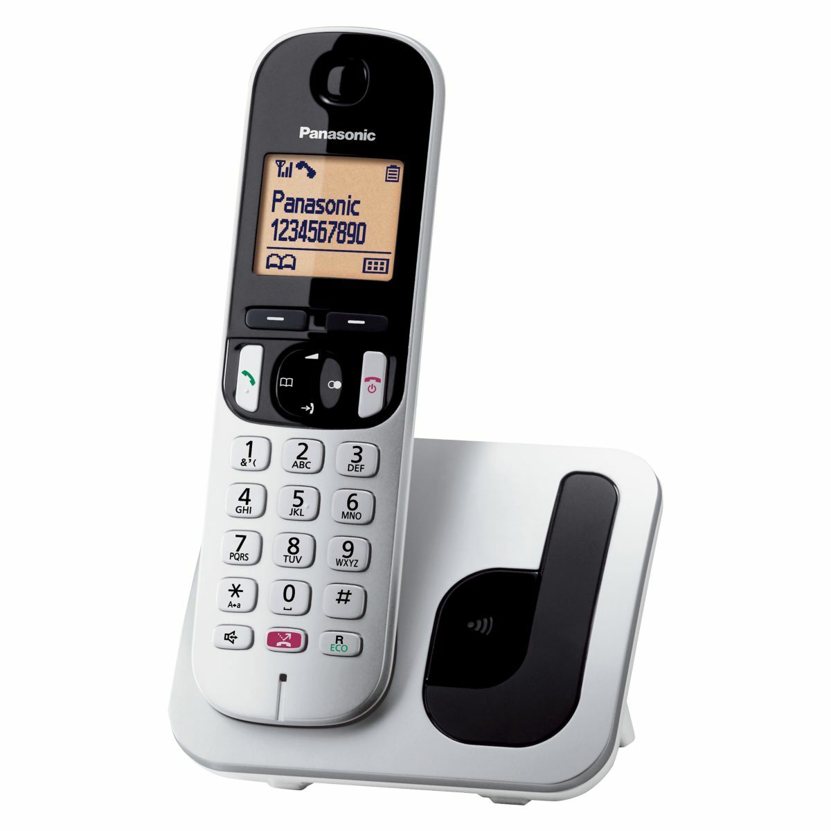 Telefono Senza Fili Panasonic KX-Tgc250 Grigio Argentato