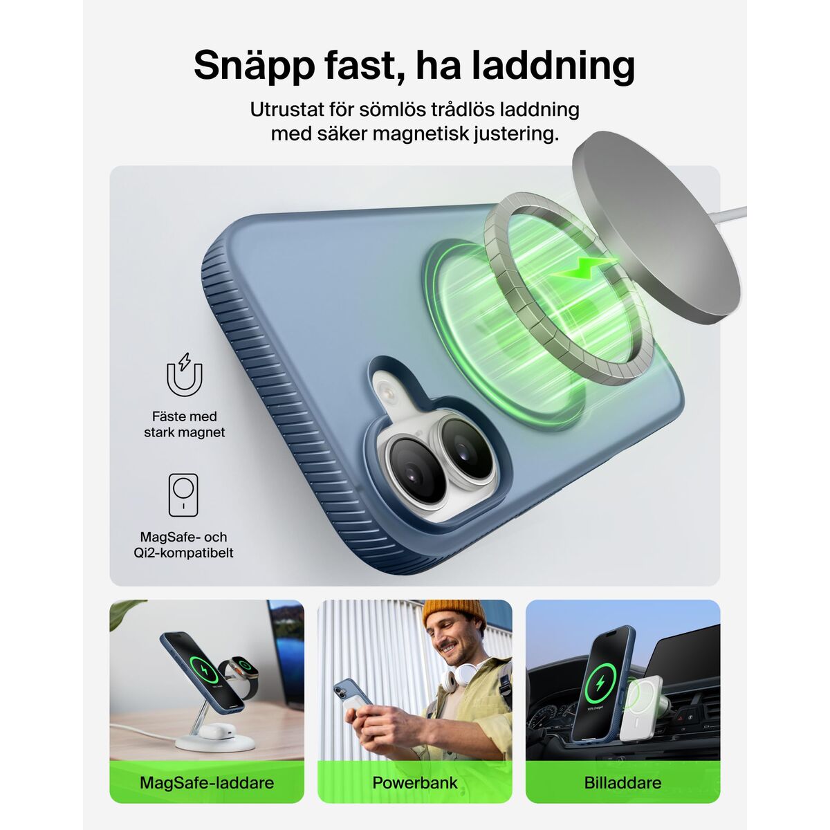 Custodia Per Cellulare Belkin Iphone 17 Azzurro Blu Marino Apple - Image 5