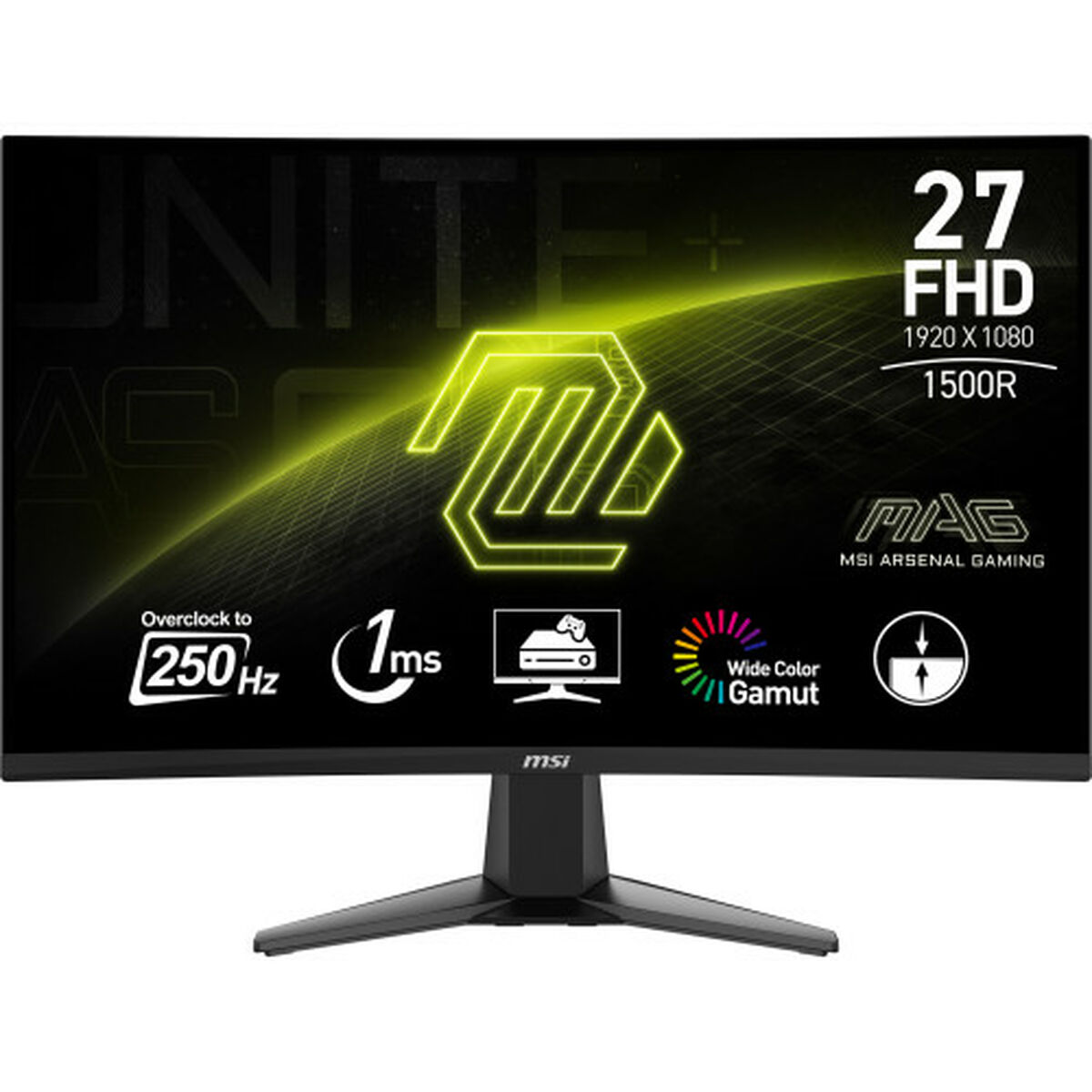 Monitor Gaming Msi Mag 27c6x Full Hd 27"