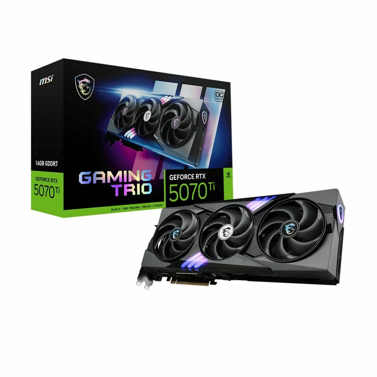 Scheda Grafica Msi V531-240r 16 Gb Nvidia Geforce Rtx 5070 Ti Gddr6x Gddr7
