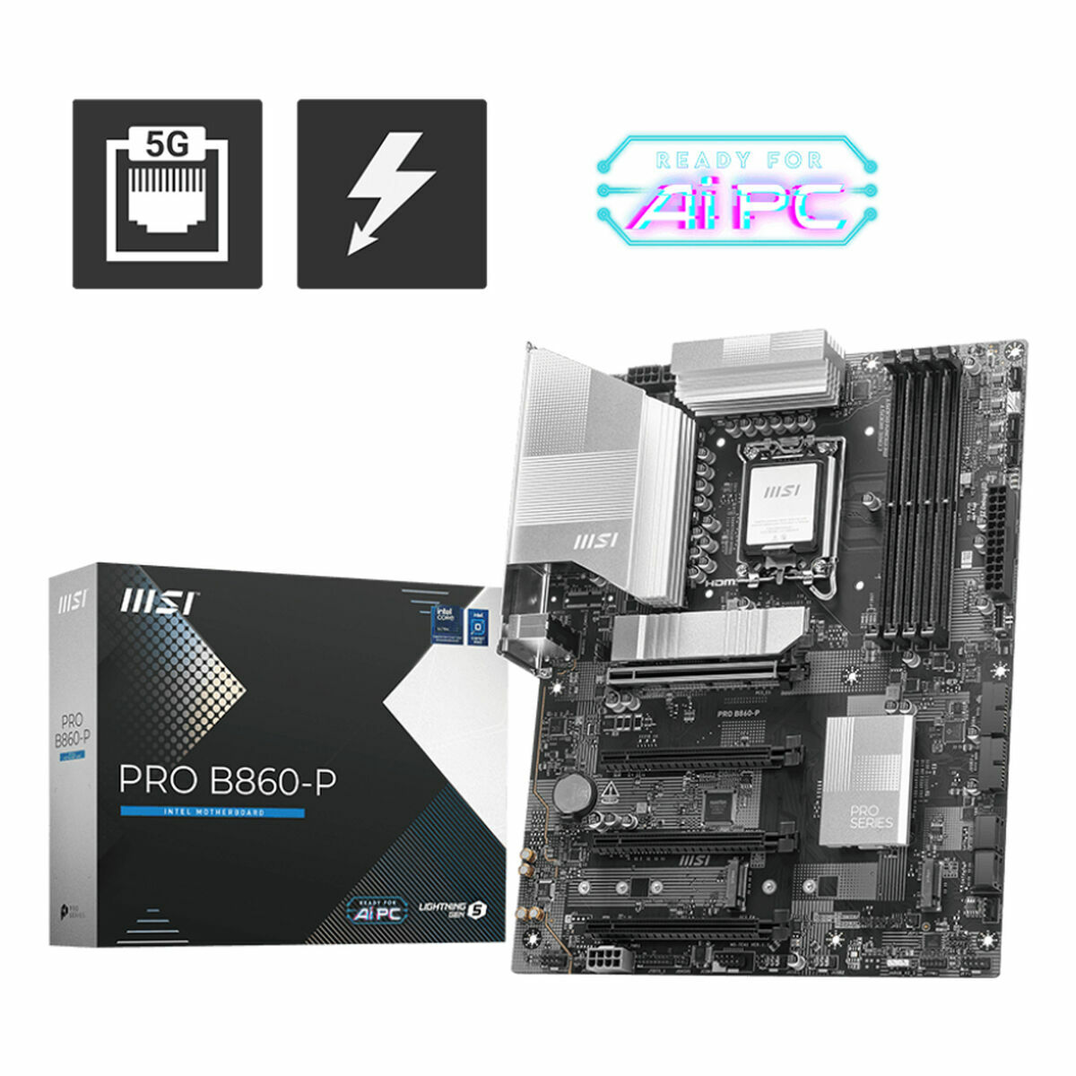 Scheda Madre Msi Pro B860-P Lga 1851 Amd