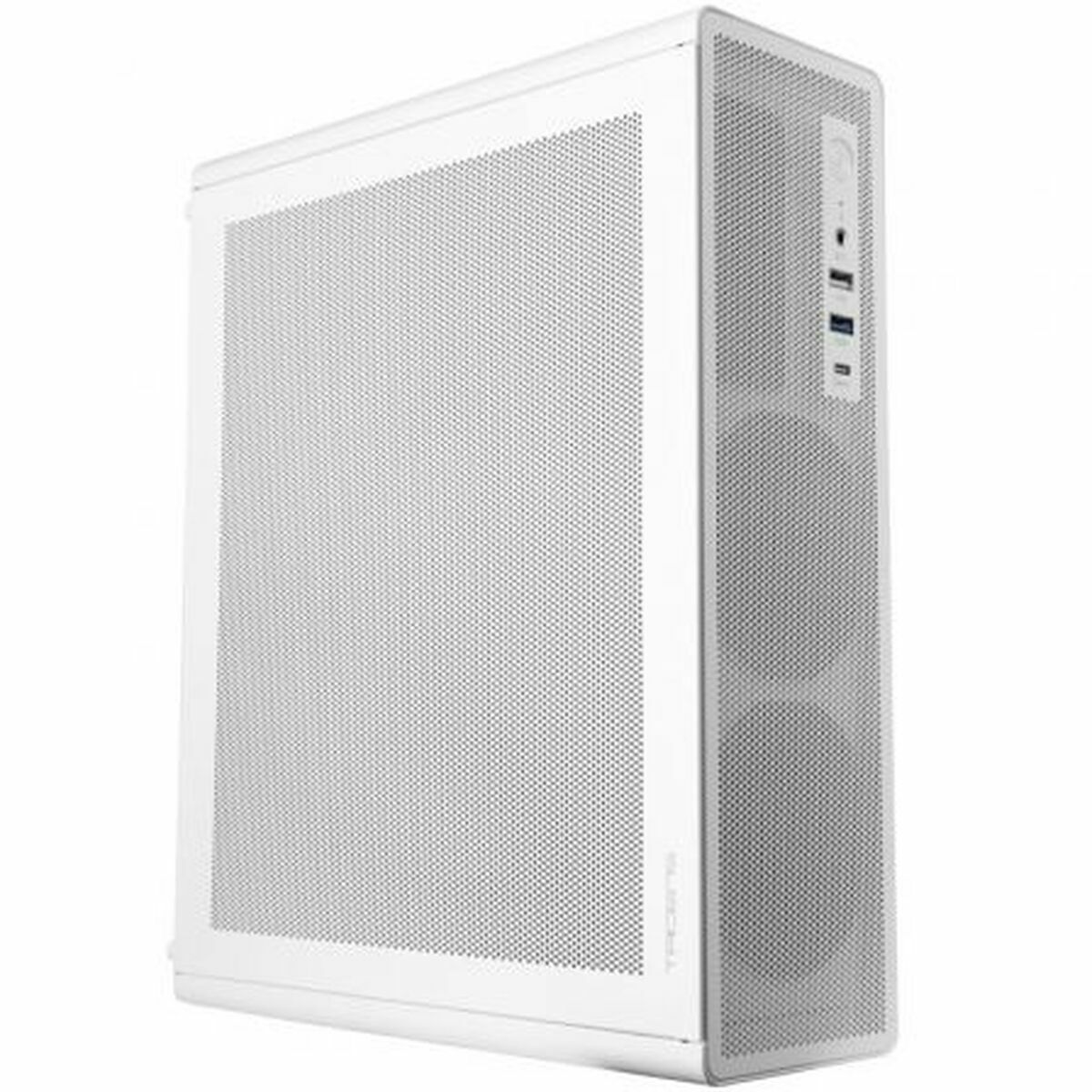Case Computer Desktop Atx Tacens 2aeroslim500w Bianco