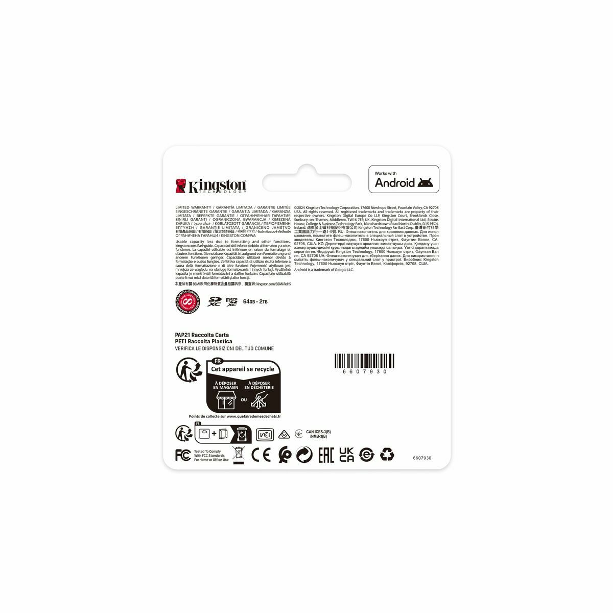 Scheda Di Memoria Micro Sd Con Adattatore Kingston Canvas Select Plus 128 gb - Image 4