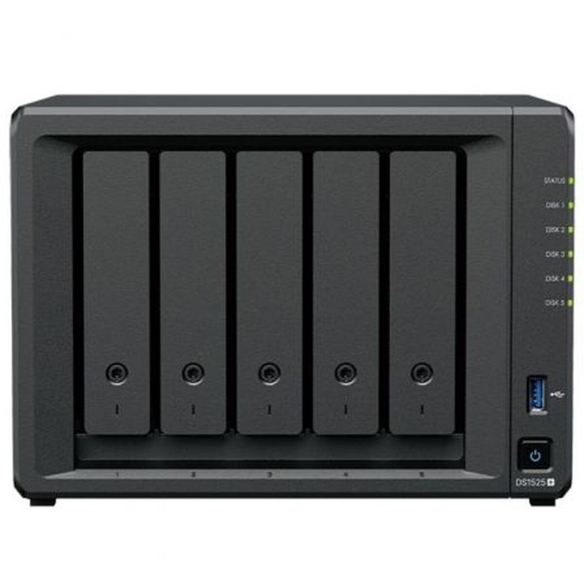 Memorizzazione In Rete Nas Synology Ds1525+ Nero Amd Ryzen V1500b
