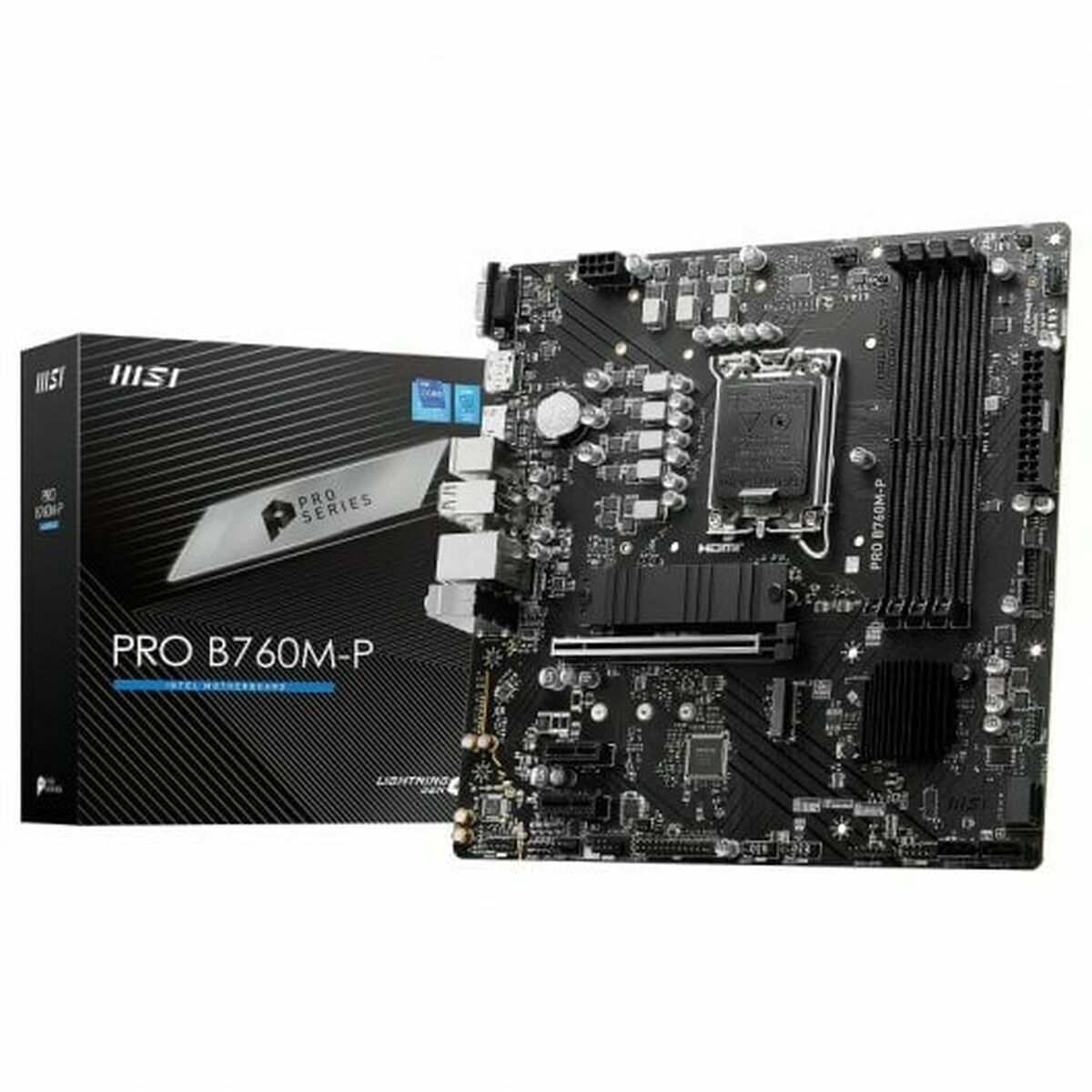 Scheda Madre Msi Pro B760M-P Ddr4 Intel B760 Lga 1700