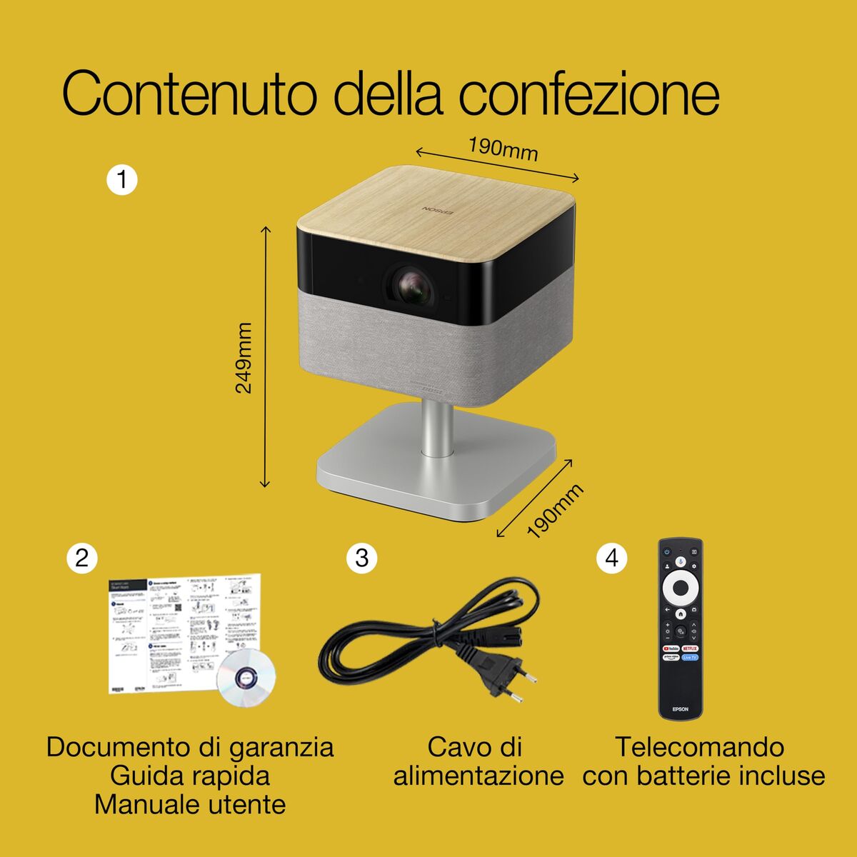 Proiettore Epson V11hb76640 - Image 5