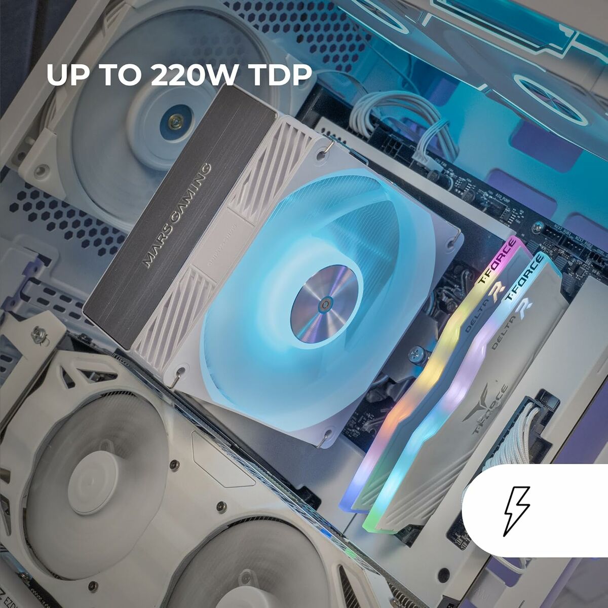 Ventola Per Cpu Mars Gaming Mcpux4argbw - Image 5