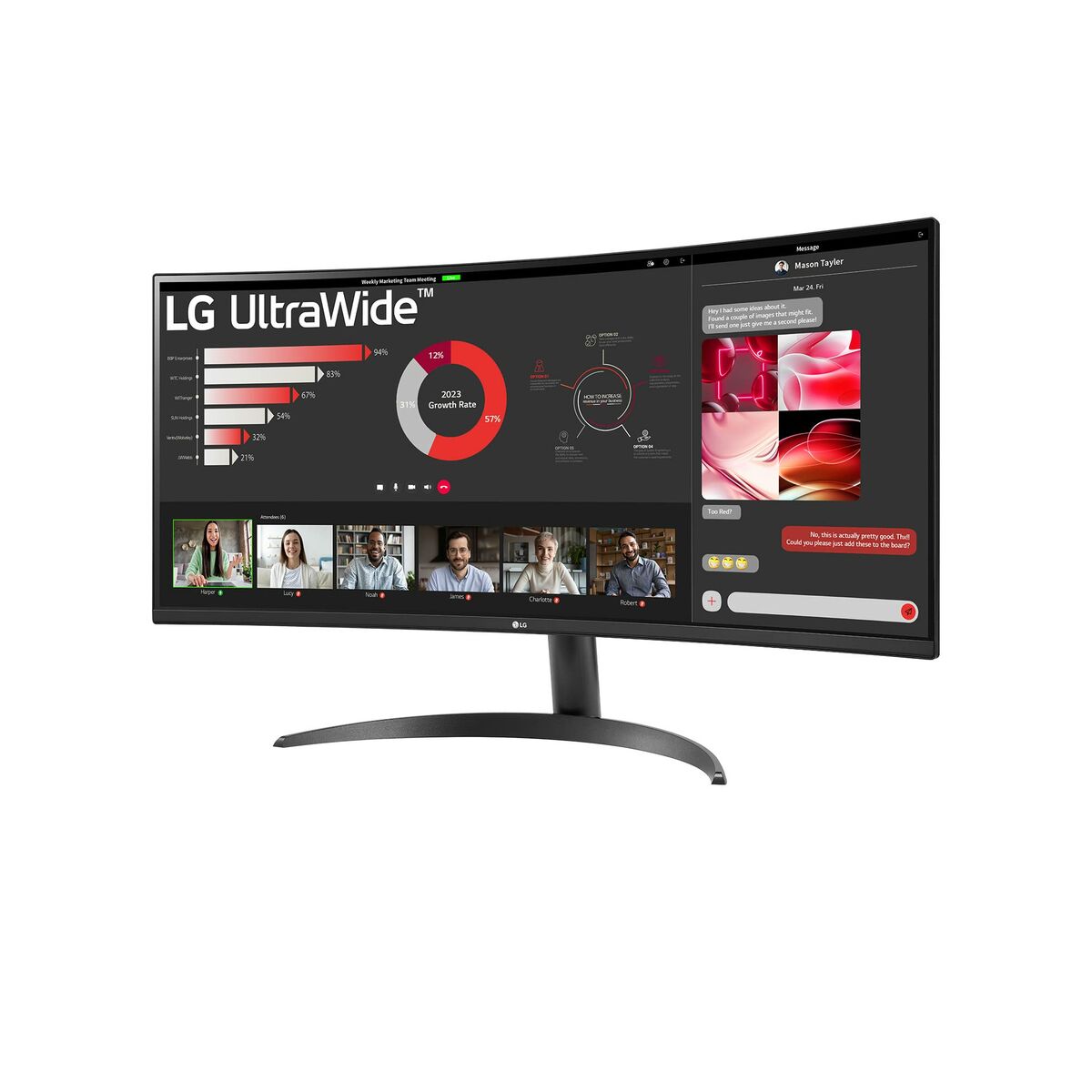 Monitor Lg 34wr50qK-B Wide Quad Hd 34" 100 hz