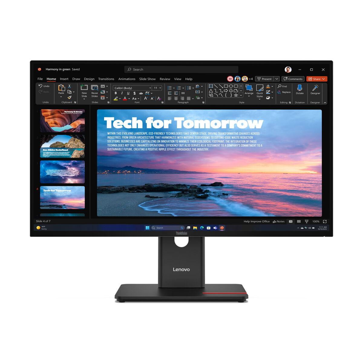 Monitor Gaming Lenovo 64aagat2eu Lcd Wide Quad Hd 27" 22"