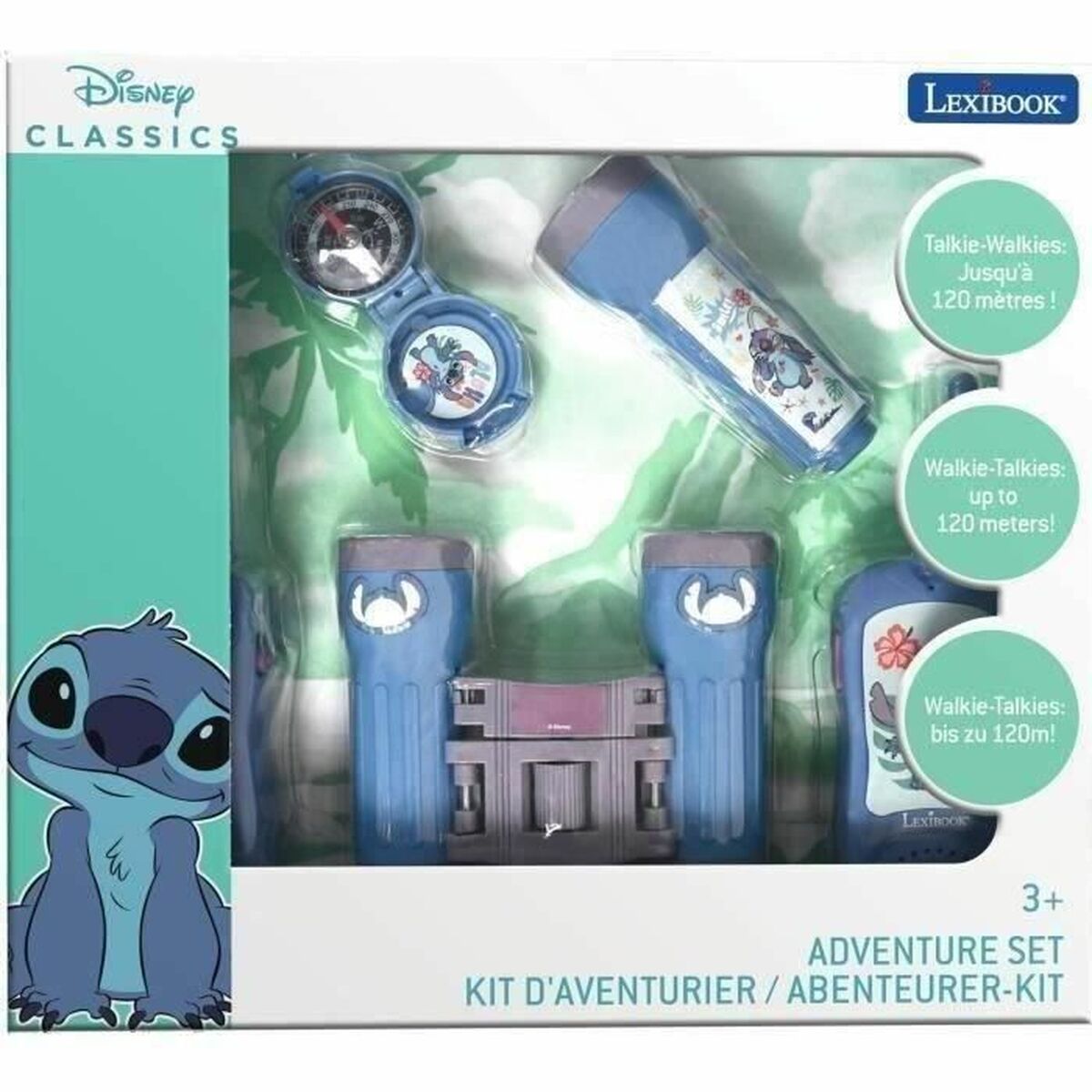 WalkiE-Talkie Lexibook Kit De Aventurero Con Walkie Talkies Stitch - Image 5
