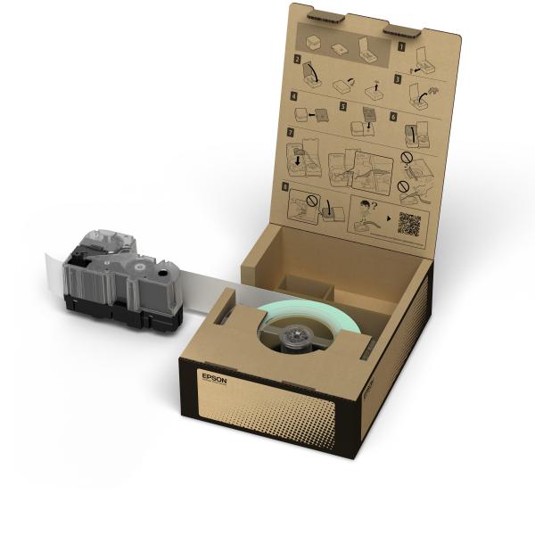 Epson BR-Vn36wB-E (bR-Vn36wB-E Consumables: Tapes - Vinyl Labeltape Wht/blk 36mm 45m)