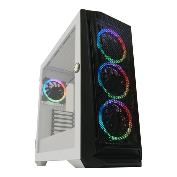 LC-Power Gehäuse Gaming 805bw HolO-1_x Rgb Black/white