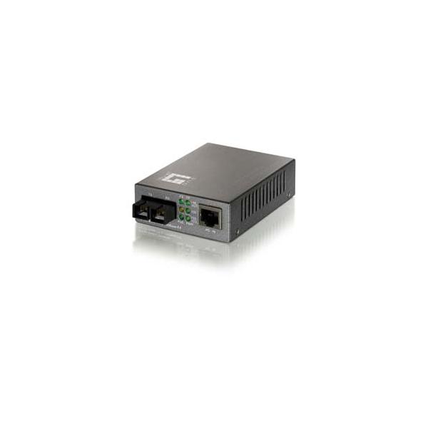 Level One Poe Converter 100tx To 100fX-Sc Multimode