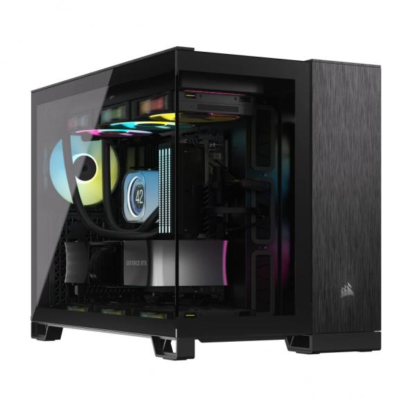 Corsair 2500x - Mid Tower - Micro Atx - Seitenteil Mit Fenster (gehärtetes Glas)