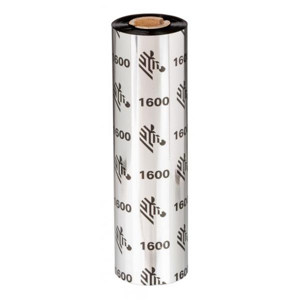 Zebra Wax Ribbon, 83mmx450m,1600, Economy Wax, 25mm Core. Unit Sales Is A Box. Qty By Box Is 18 Roll