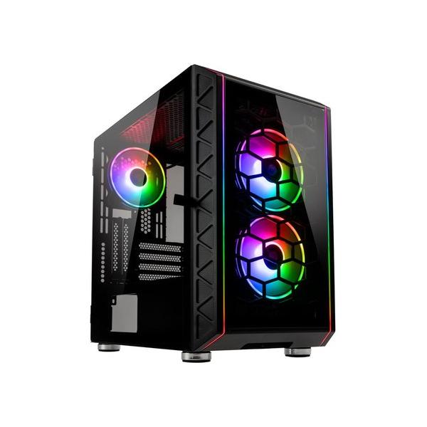 Kolink Citadel Glass Se Argb MicrO-Atx Gehäuse  - Schwarz