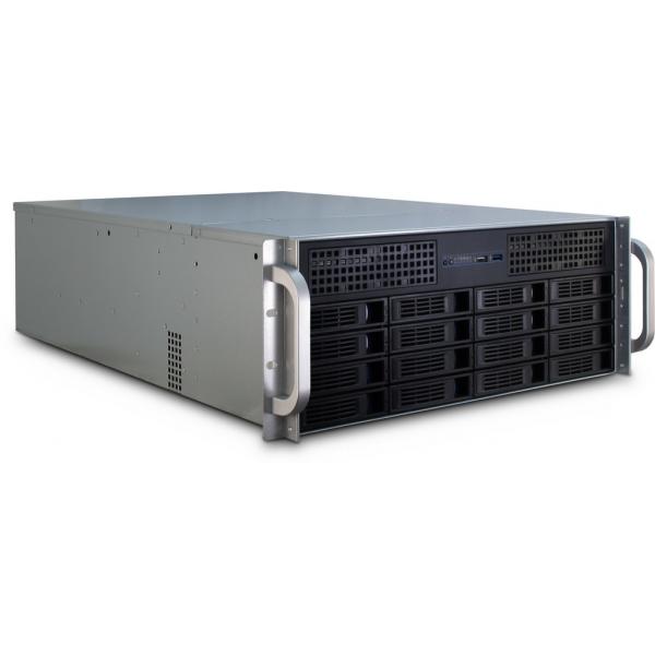 Intertech InteR-Tech Ipc 4U-4416 48,26cm 19zoll 4he Storage RackmounT-Gehaeuse 2x 5,25 Ext. 16x 2,5