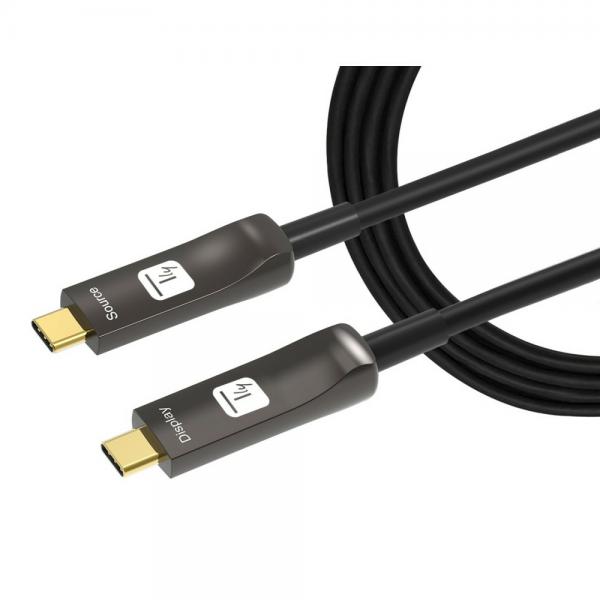 Techly UsB-C Kabel Aoc Fiber M/m 10m