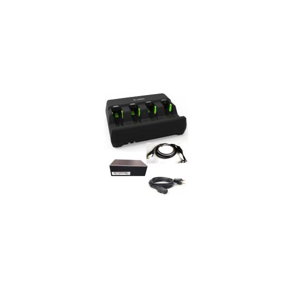 Zebra 3600 Battery Charger Kit: Includes 4 Slot Charger (sac3600-4001cr), Power Supply (pwR-Bga12v50