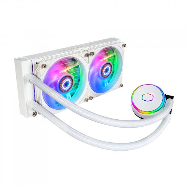 Coolermaster Pl240 Flux White Edition 240mm (weiß)