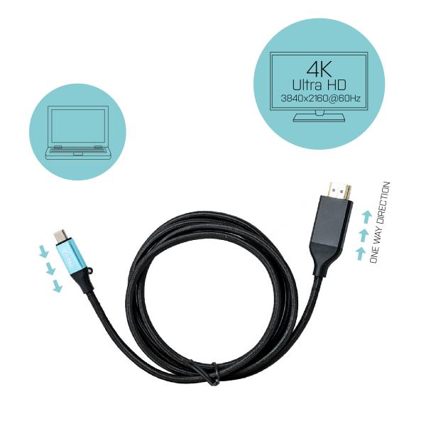 I-Tec C31cblhdmi60hz2m Cavo Di Interfaccia E Adattatore UsB-C Hdmi Nero - Image 4