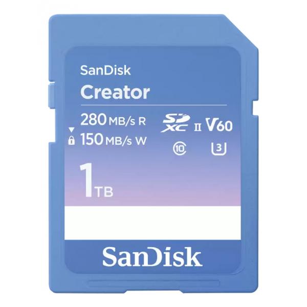 Sandisk Creator 1 Tb Sdxc UhS-Ii Classe 10