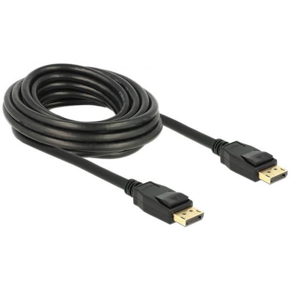 Delock 5m Displayport 1.2a 5m Displayport Displayport Nero