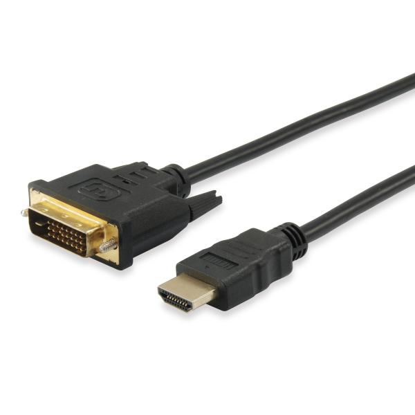 Equip 119322 Cavo E Adattatore Video 2 M Hdmi DvI-D Nero