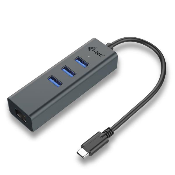 I-Tec Metal C31metalg3hub Hub Di Interfaccia Usb 3.2 Gen 2 (3.1 Gen 2) TypE-C 5000 Mbit/s Grigio