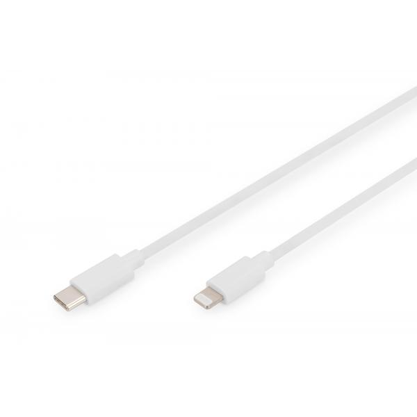 Digitus Cavo Da Lightning A Cavo Dati/di Ricarica Usb - C, Certificato Mfi
