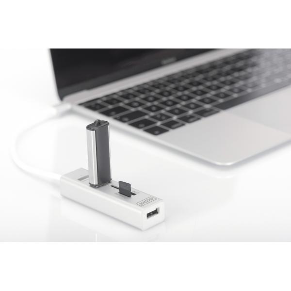 Digitus Hub A 3 Porte Usb TypE-C™ Otg + Lettore Di Carte - Image 4
