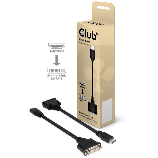 Club3d Hdmi To Dvi Single Link Passive Adapter