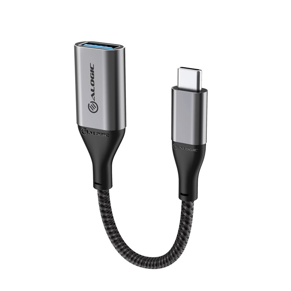 Alogic UlcaA-Sgr Cavo Usb 0,15 M Usb 3.2 Gen 1 (3.1 Gen 1) Usb C Usb A Grigio